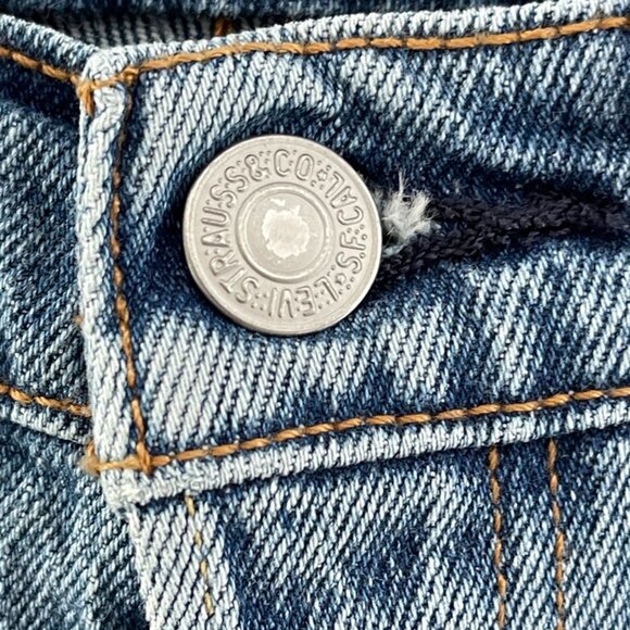 Levi's 501 High Waist Cuffed Jean Size 24 - Picture 2 of 7